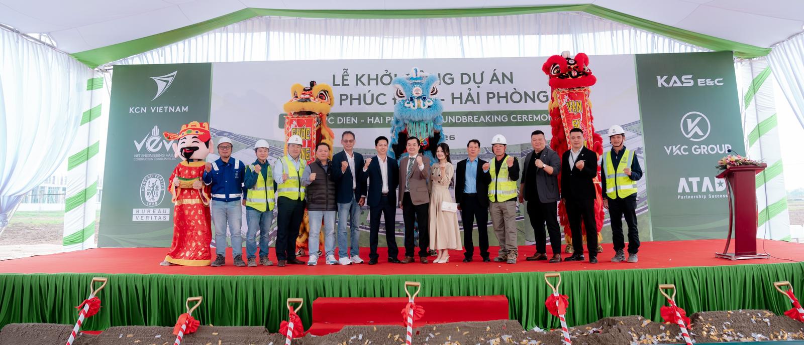 Bureau Veritas Việt Nam đồng hành cùng Lễ Khởi công Dự Án KCN Phúc Điền - Hải Phòng 